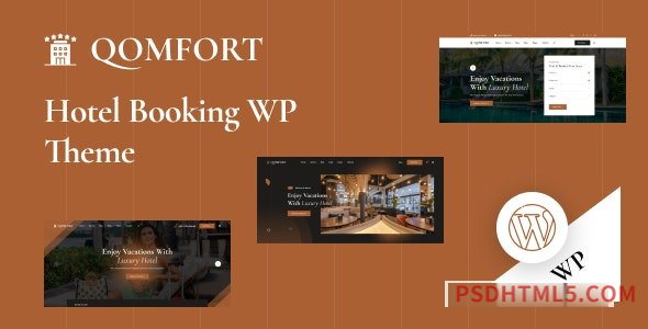 Qomfort v1.0.0 - Hotel Booking wordpress主题-WordPress Theme-尚睿切图网