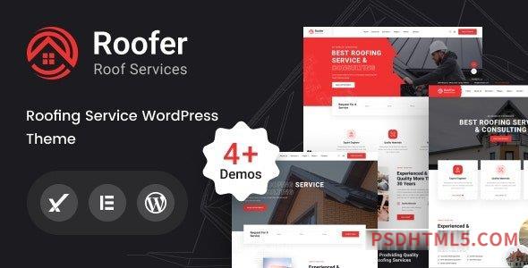 Roofer v1.0 – Roofing Services wordpress主题-WordPress Theme + RTL-尚睿切图网