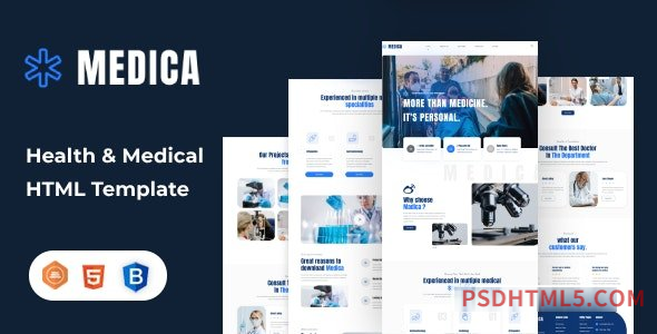 Medica – Health – Medical HTML Template-尚睿切图网