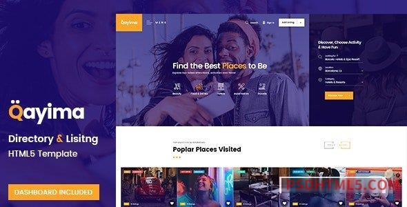 Qayima – Directory – Listing HTML5 Template-尚睿切图网