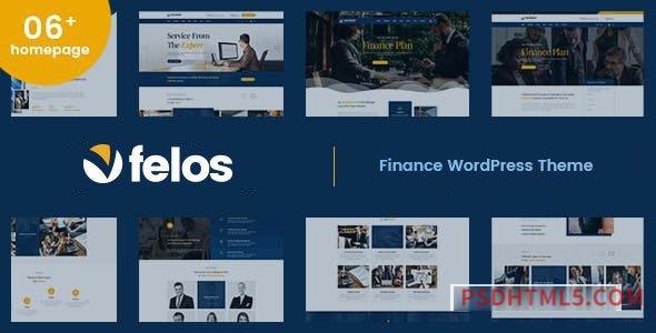 Felos v1.1.1 – Finance wordpress主题-WordPress Theme-尚睿切图网