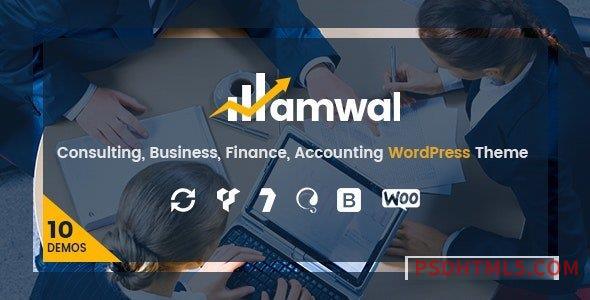 Amwal v1.3.8 – Consulting Finance wordpress主题-WordPress Theme-尚睿切图网