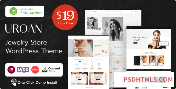 Uroan v1.0 – Jewelry Store wordpress主题-WordPress Theme-尚睿切图网