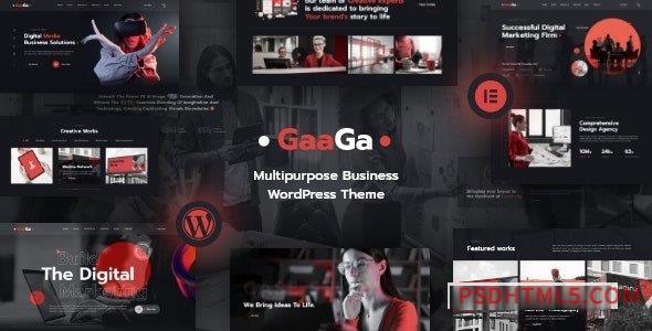 Gaaga v1.0.4 - Creative Agency Theme-尚睿切图网