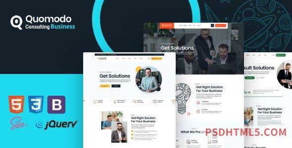 Quomodo – Consulting Business Template-尚睿切图网