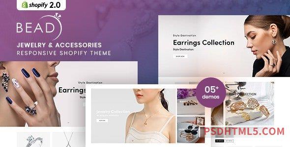 Bead – Jewelry And Accessories Responsive Shopify Theme-尚睿切图网