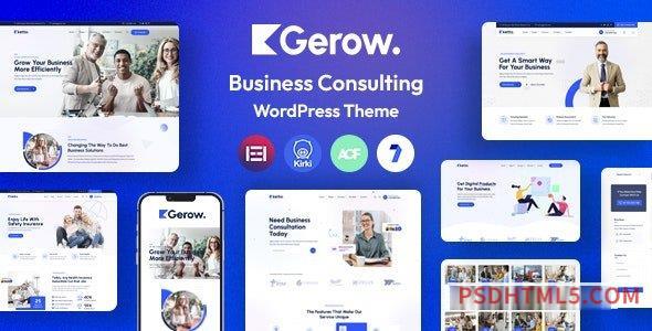 Gerow v1.0 – Business Consulting wordpress主题-WordPress Theme-尚睿切图网