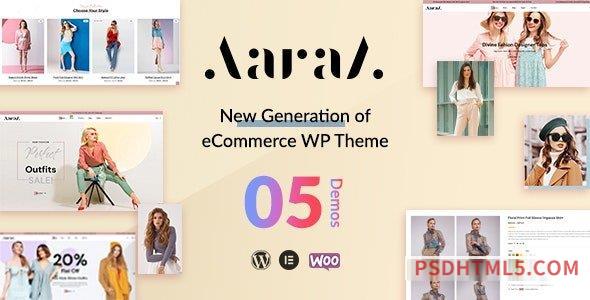 Aaraa v1.0.2 – Fashion Shop Theme-尚睿切图网