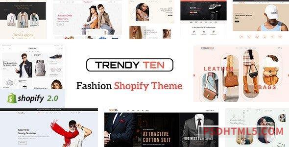 TrendyTen - Multipurpose Shopify-尚睿切图网