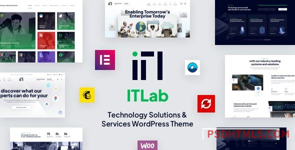 ITLab v1.0.1 – Technology Solutions - Services wordpress主题-WordPress Theme-尚睿切图网