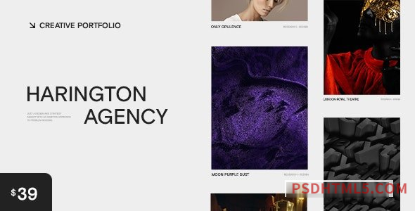 Harington v1.9.1 – Creative Portfolio Theme-尚睿切图网