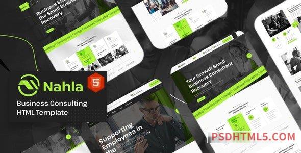 Nahla – Business Consulting HTML Template-尚睿切图网