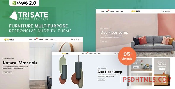 Trisate – Furniture Multipurpose Responsive Shopify Theme-尚睿切图网