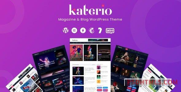 Katerio v1.1 - Magazine - Blog wordpress主题-WordPress Theme-尚睿切图网