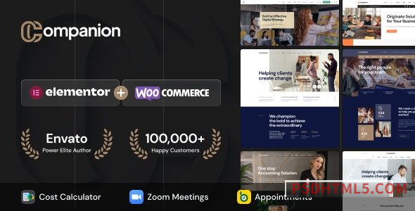 Companion v1.0.6 – Corporate Business wordpress主题-WordPress Theme-尚睿切图网