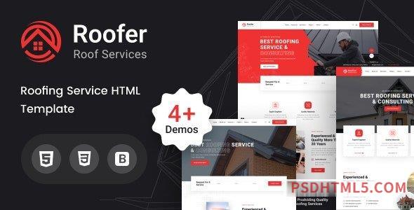 Roofer - Roofing Services HTML Template-尚睿切图网