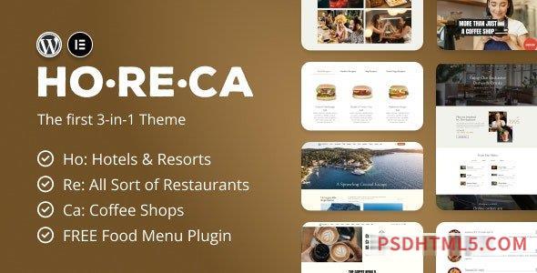 HoReCa v1.1 – Hospitality Industry Theme-尚睿切图网