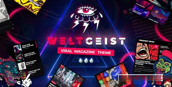 Weltgeist v1.3 - Viral Magazine Theme-尚睿切图网