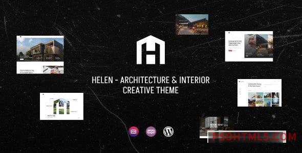 Helen v1.0 – Architecture – Interior Creative Theme-尚睿切图网