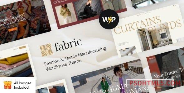 Fabric v1.5.0 - Fashion - Textile Manufacturing wordpress主题-WordPress Theme-尚睿切图网