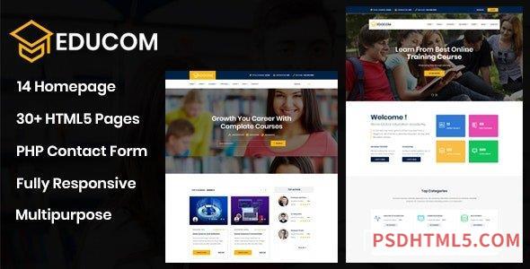 Educom v2.4.4 – Education and LMS Template-尚睿切图网