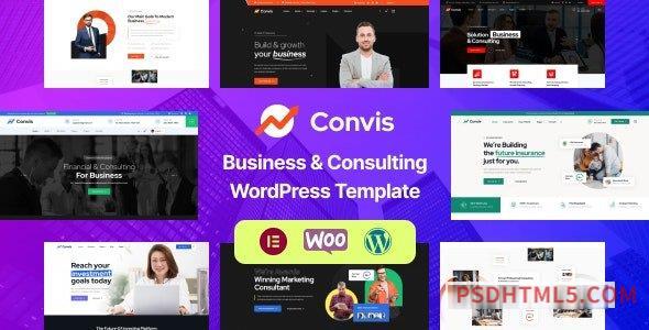 Convis v1.0.2 – Consulting Business wordpress主题-WordPress Theme-尚睿切图网