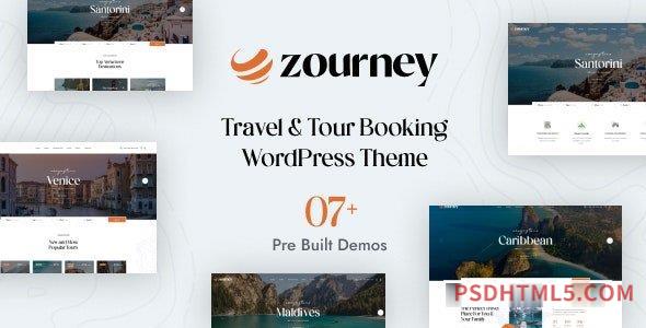 Zourney v1.2.2 – Travel Tour Booking wordpress主题-WordPress Theme-尚睿切图网