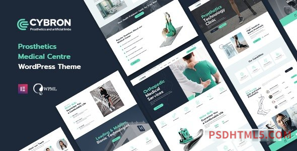 Cybron v1.0.1 – Prosthetics Medical Center wordpress主题-WordPress Theme-尚睿切图网