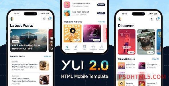 Yui v2.2 – Mobile Template-尚睿切图网