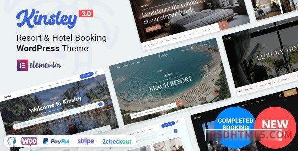 Kinsley v3.0.2 - Hotel Booking Theme-尚睿切图网