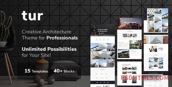 Tur v1.1.2 – Creative Architecture wordpress主题-Wordpress Theme-尚睿切图网