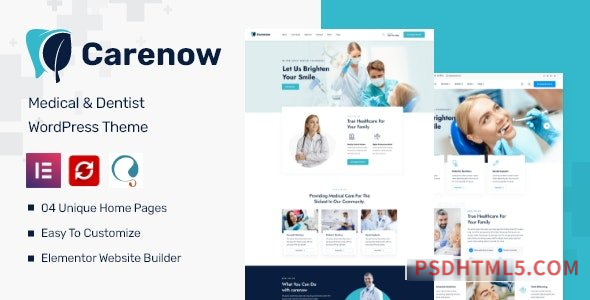 Carenow v1.1.5 – Medical - Dentist wordpress主题-WordPress Theme-尚睿切图网