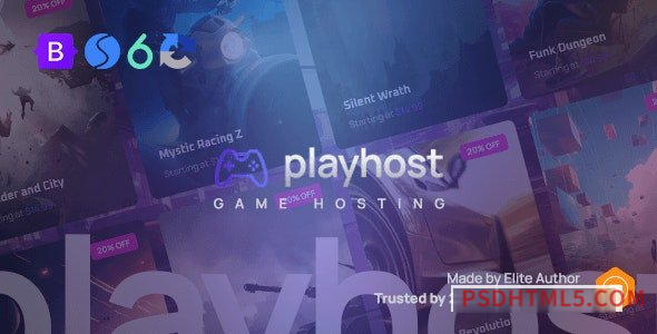 Playhost v1.0.1 – Game Hosting Server Website Template-尚睿切图网