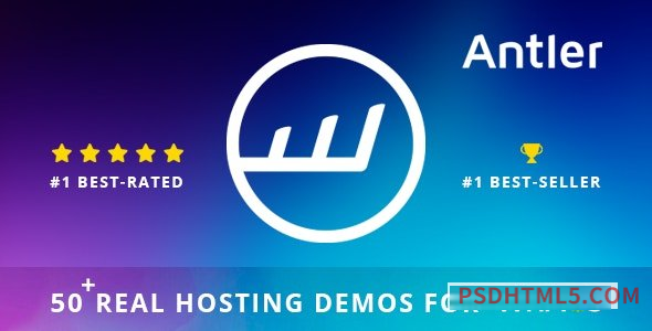 Antler v3.7 – Hosting Provider – WHMCS Template-尚睿切图网