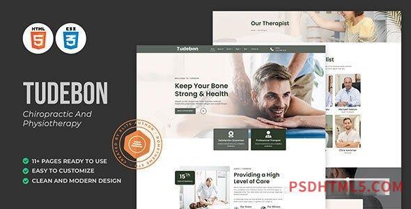 Tudebon - Chiropractic - Physiotherapy HTML Template-尚睿切图网