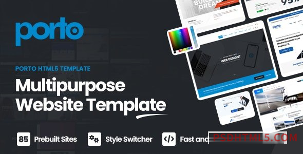 Porto v10.0 - Responsive HTML5 Template-尚睿切图网