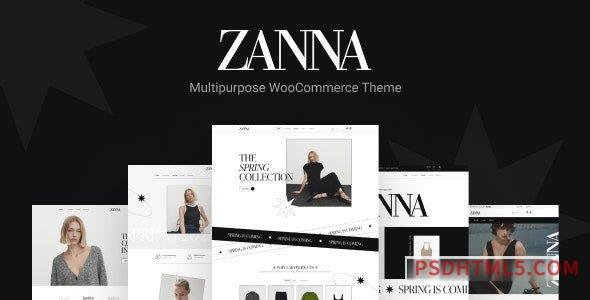 ZANNA v1.0 – Elementor WooCommerce Theme-尚睿切图网