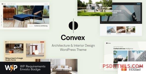 Convex v1.0 - Architecture - Interior Design wordpress主题-WordPress Theme-尚睿切图网