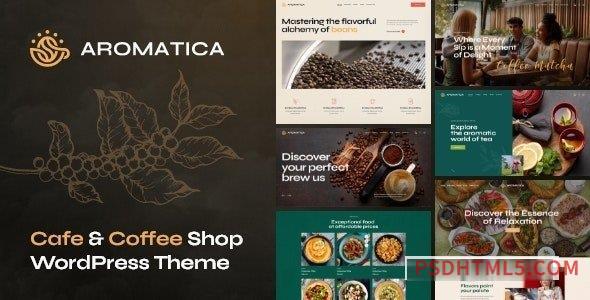 Aromatica v1.0 - Cafe - Coffee Shop wordpress主题-WordPress Theme-尚睿切图网