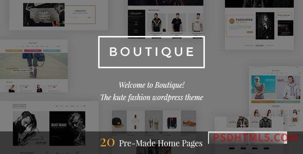 Boutique v2.3.3 – Kute Fashion WooCommerce Theme ( RTL Supported )-尚睿切图网