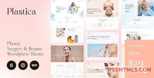 Plastica v1.0 – Plastic Surgery – Beauty wordpress主题-WordPress Theme-尚睿切图网