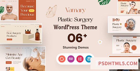 Vamary v1.0.1 - Plastic Surgery wordpress主题-WordPress Theme-尚睿切图网