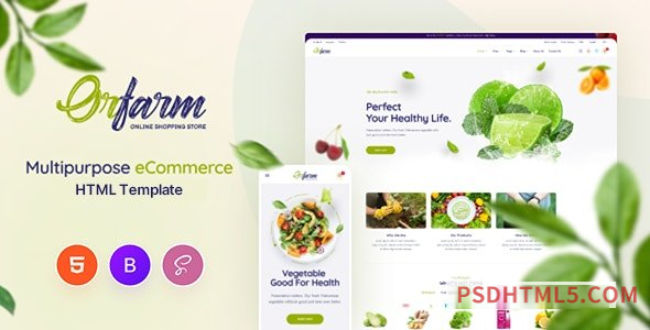 Orfarm – Multipurpose eCommerce HTML5 Template-尚睿切图网