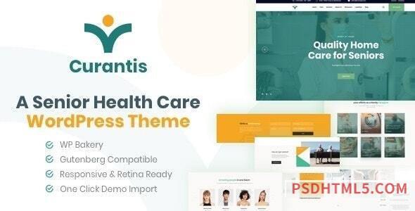 Curantis v1.0.6 - Medical Care and Nursing WordPress-尚睿切图网