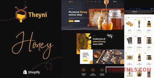 Theyni – Organic Food, Honey Shop Shopify Theme-尚睿切图网