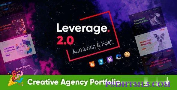 Leverage v2.1.4 – 机构 Bootstrap HTML 模板-尚睿切图网