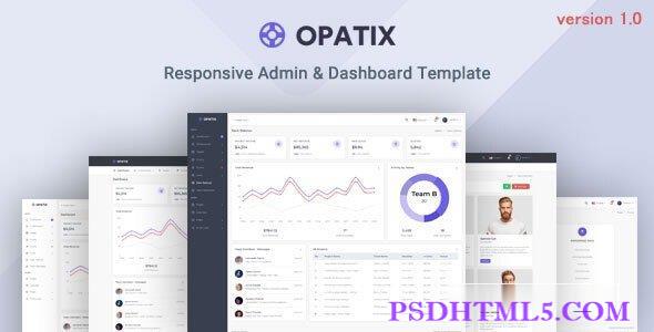 Opatix – 管理& 仪表板模板-尚睿切图网