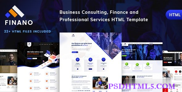 Finano – 咨询与金融 HTML-尚睿切图网