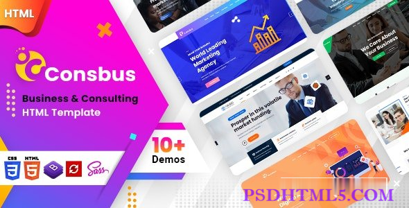 Consbus – 单页模板-尚睿切图网