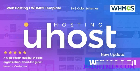 Uhost v8.1 – 虚拟主机&；WHMCS-尚睿切图网